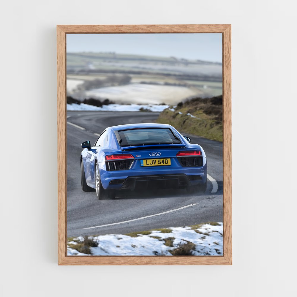 Poster Neige Éclair – affiche Audi (vue 4)